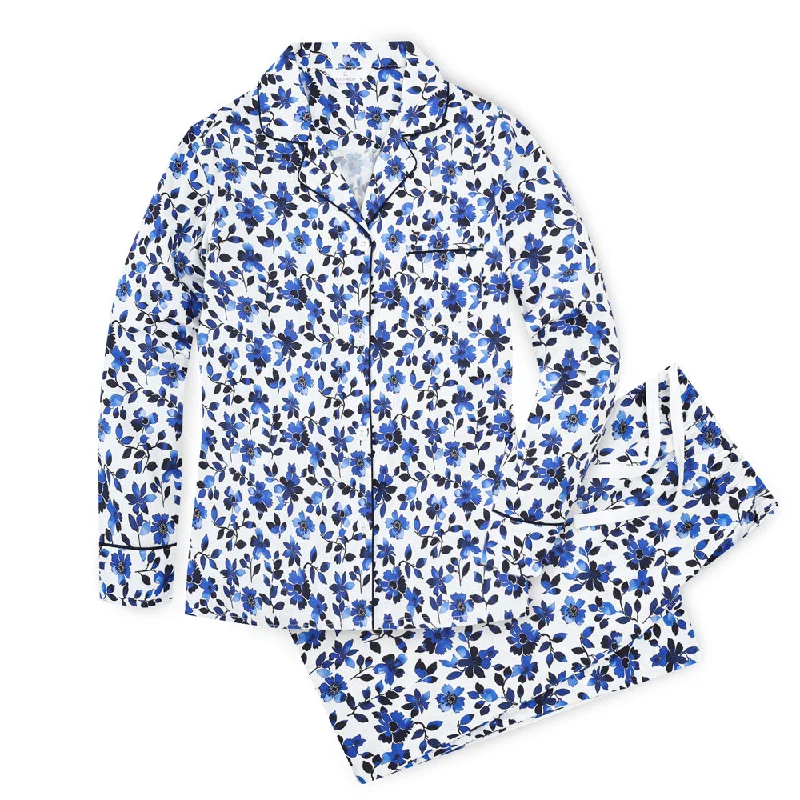 Floral Delight - Blue White