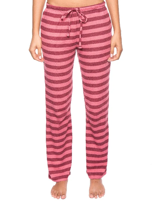 Limited Supply Women's Waffle Knit Thermal Lounge Pants