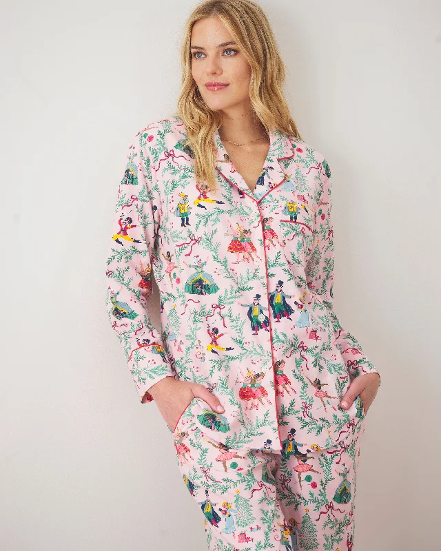Savings Galore Nutcracker Dreams - Long PJ Set - Ballet Pink