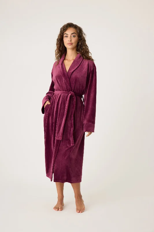 Shop the Weekend Away Velvety Velour Robe