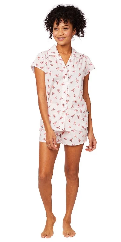 Hot Buy Pajama Short Set - Lobster
