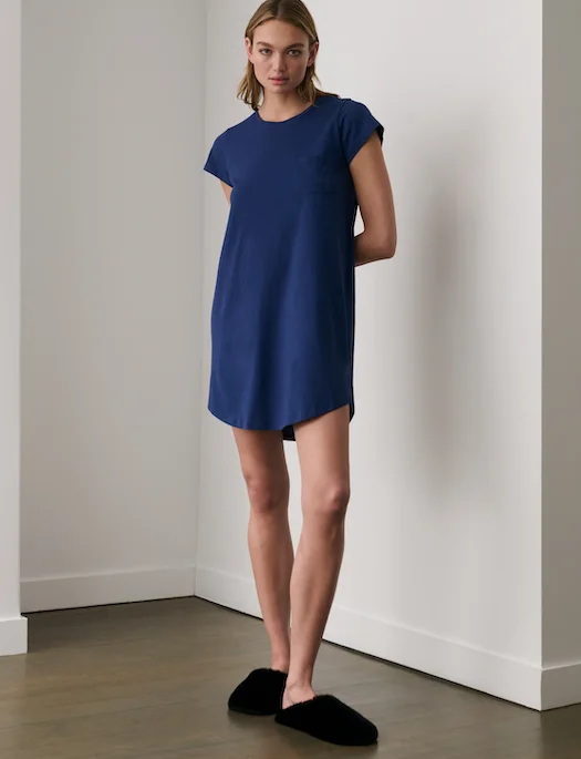 Weekend Savings Bonanza Skin Organic Pima Cotton Essentials Carissa Sleepshirt