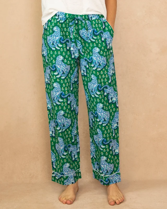 Early Access Tiger Queen - PJ Pants - Jade