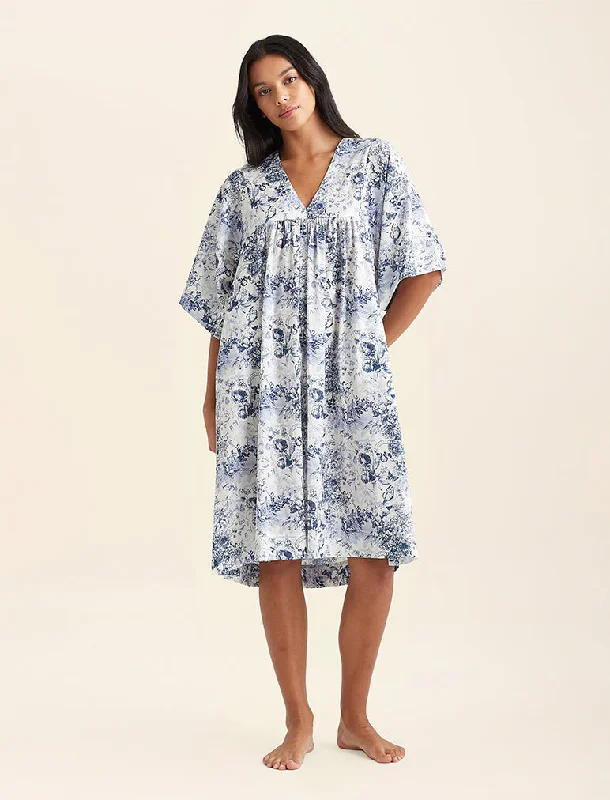Deep Savings Toile De Jouy Kaftan Nightgown