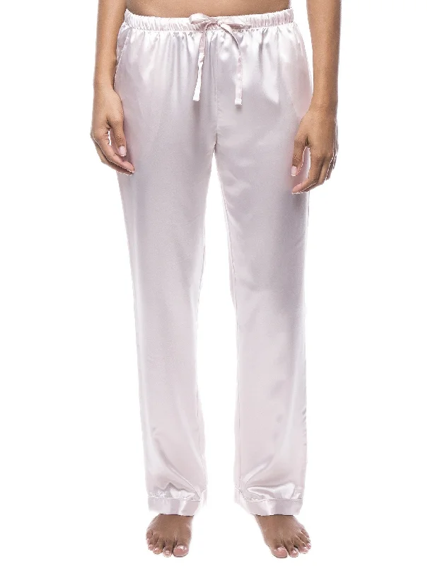 Low Cost Women's Satin Lounge Pant - Pearl