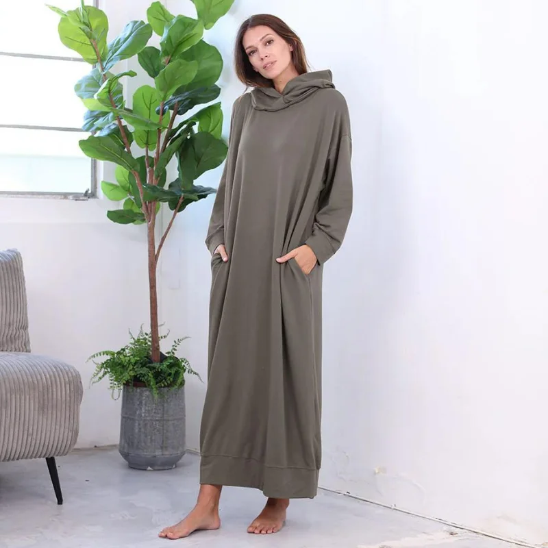 Midnight Sale Urban MuuMuu Long with Removable Hood
