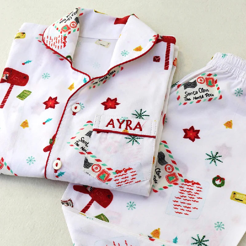 Weekend Specials to Grab Women Letter To Santa Pajama Set