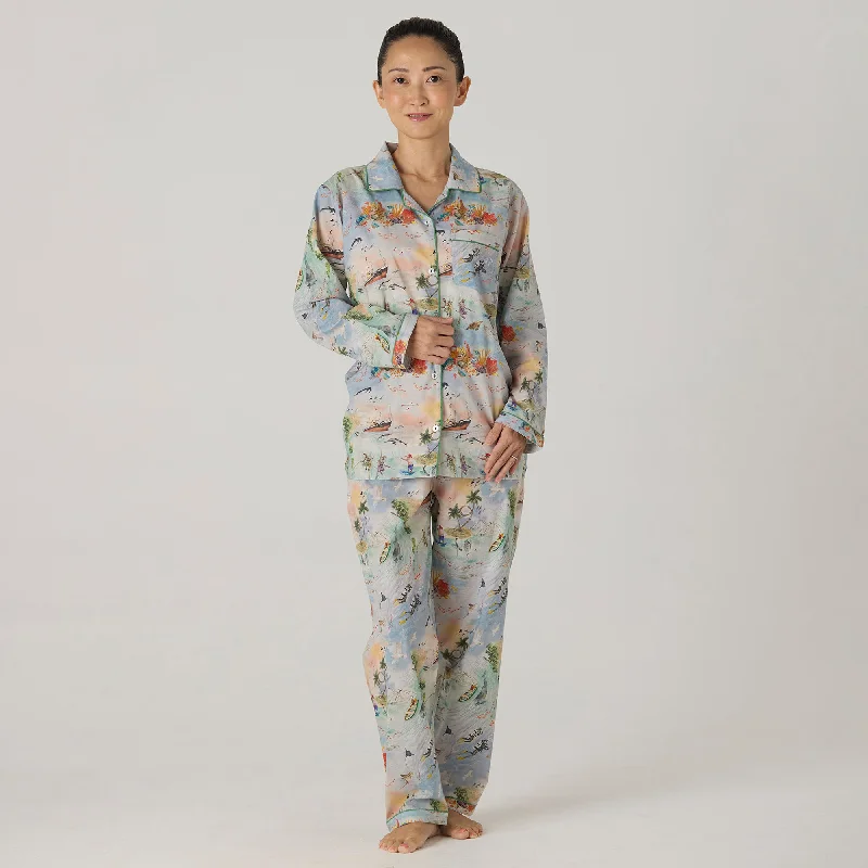 Mega Discount Women Ocean Pajama Set