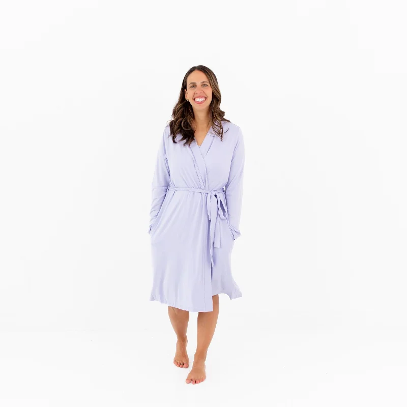 Celebrate the Weekend with Discounts Women’s Lounge Robe in Lilac