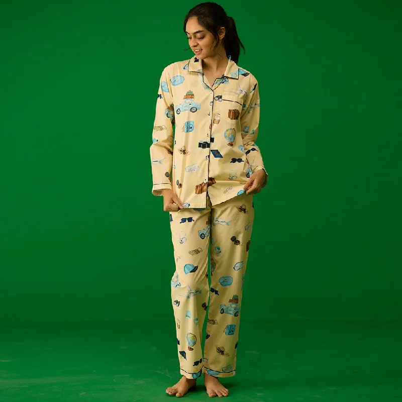 Weekend Discounts to Enjoy Women Travel Pajama Set