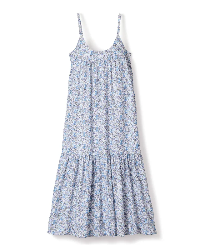 Special Offer Women's Twill Chloé Nightgown in Fleur D'Azur