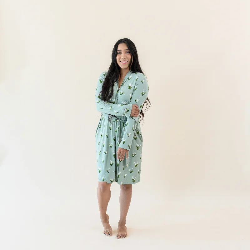 Weekend Deals That Impress Women's Lounge Robe in Thyme Lily