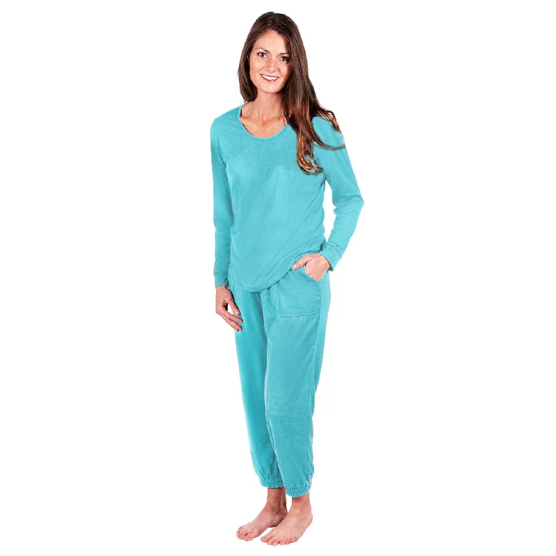 Weekend Savings Fiesta Women's Moisture Wicking Long Sleeve Cuffed Pajama Set