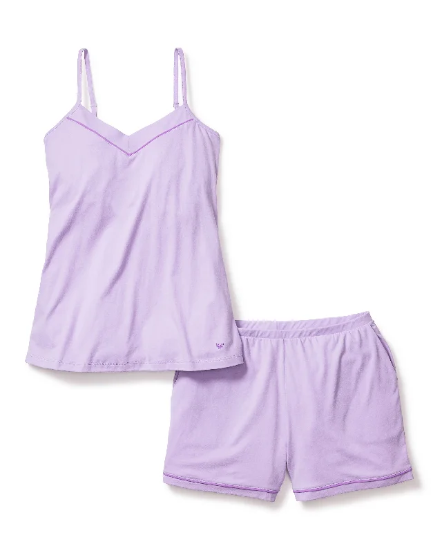 Year-End Clearance Women's Pima Sylvie Cami Short Set in Lavender