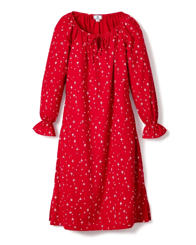 Best Choice Women's Flannel Delphine Nightgown in Starry Night