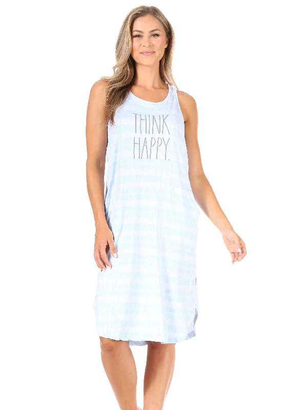 Hurry Up Women's "THINK HAPPY" High Neck Lounger with Pockets