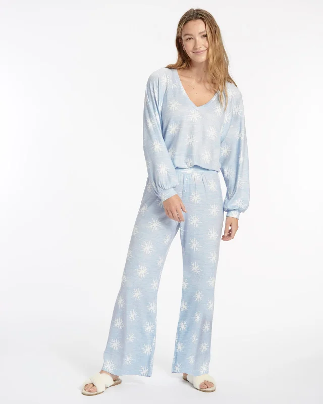 Weekend Sale: Don't Miss Out Zaria V-Neck Wide Leg PJ Set
