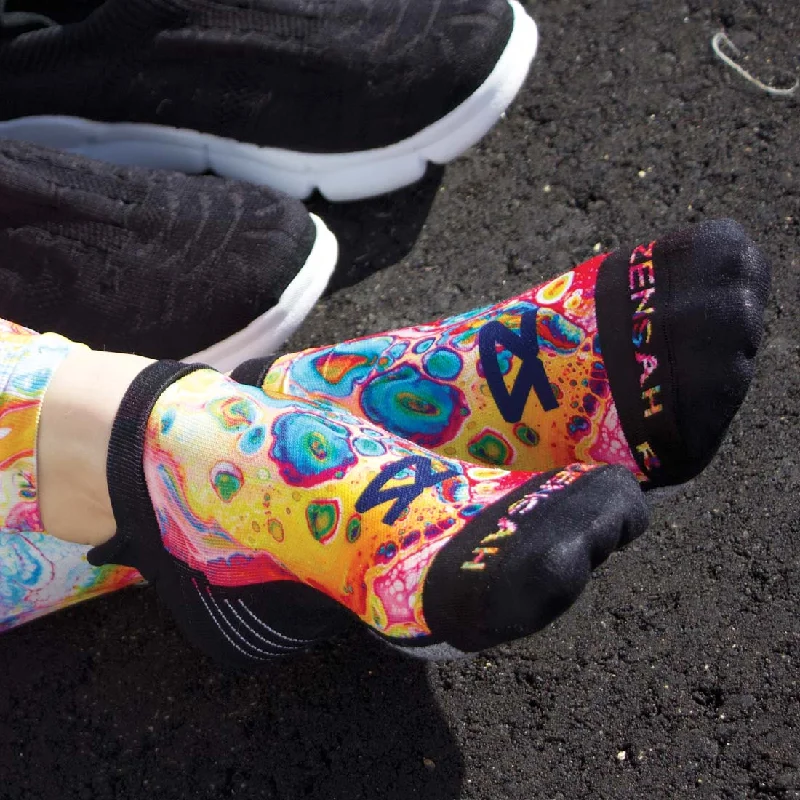 Weekend Specials Just for You Abstract Art Running Socks (No Show)