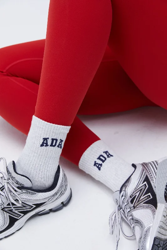 Daily Special ADA Socks - Light Grey Melange/Navy Blue