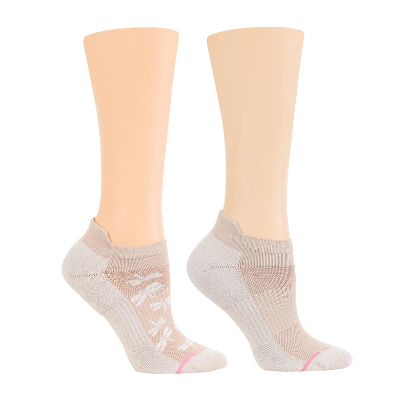 Weekend Offers That Dazzle Ankle Compression Socks | Dr Motion Socks | Brown Dragonfly (2 Pack)