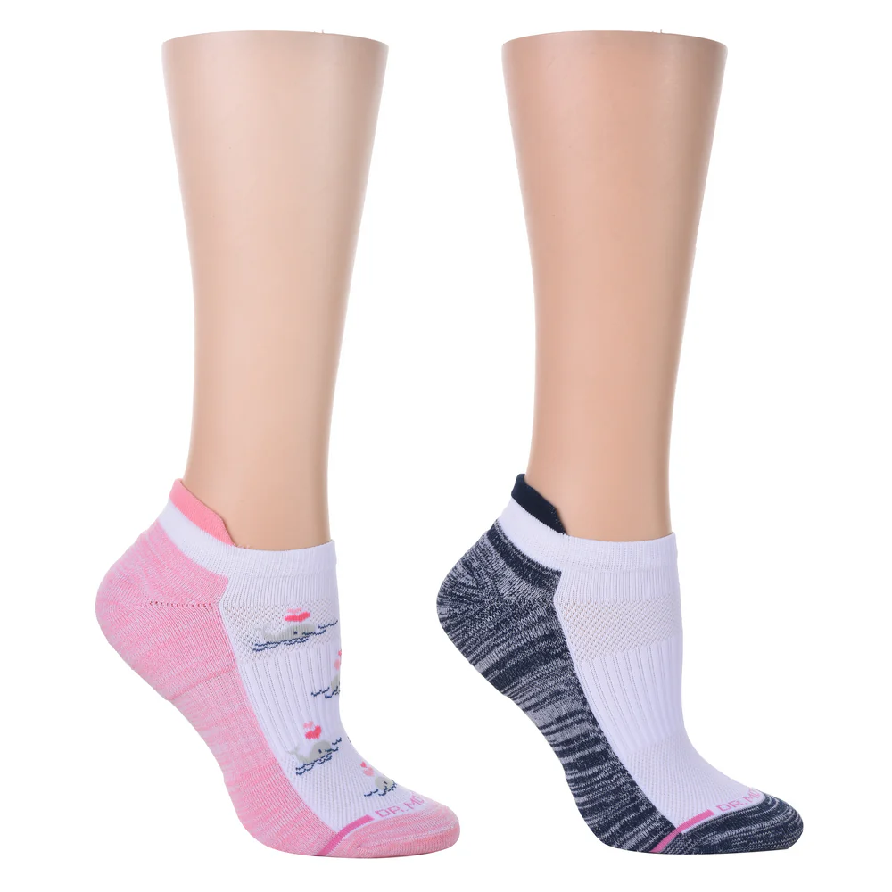 Weekend Bargains to Snag Ankle Compression  Socks | Dr Motion Socks |Whale (2 Pack )
