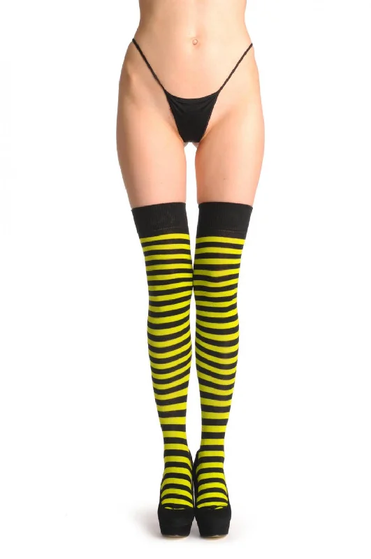 Super Sale Asparagus Green & Black Stripes