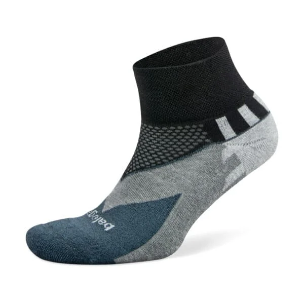 Crazy Savings Balega Enduro Quarter Socks - Black/Charcoal