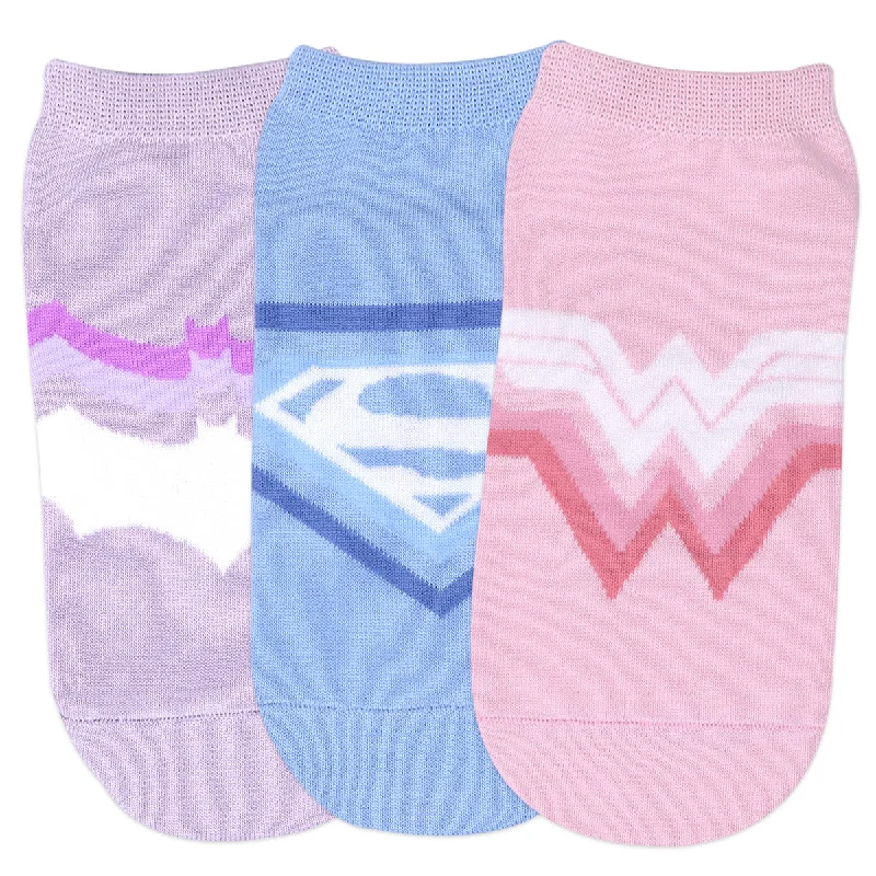 Steal Deal Balenzia X Justice League Women's Combed Cotton Ankle Length Socks-Pack of 3 Pairs/1U (Pink,Blue,Purple)(Free Size) Superman, Batman, Wonder Woman Steal Deal Balenzia X Justice League Women's Combed Cotton Ankle Length Socks-Pack of 3 Pairs/1U (Pink,Blue,Purple)(Free Size) Superman, Batman, Wonder Woman