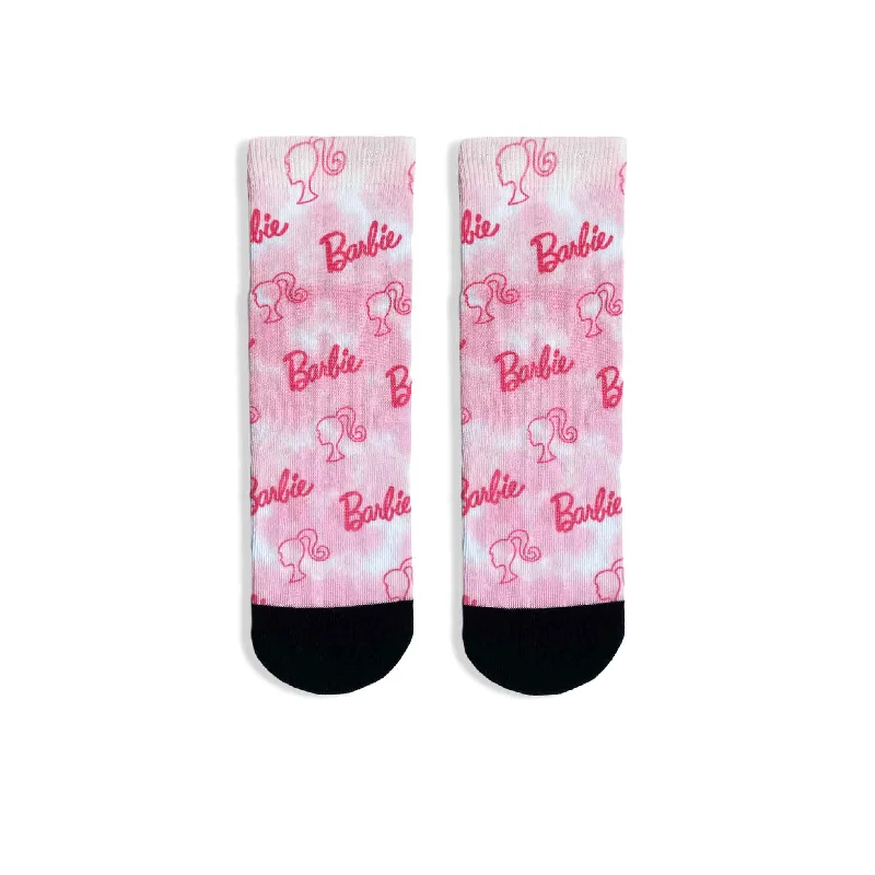 Discount Mania Barbie 'All Over' Printed Socks