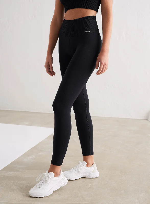 Flash Sale Black Limitless Seamless Tights