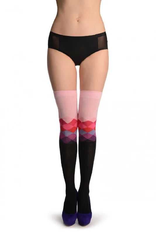 Weekend Bargains to Grab Black With Pink Arlecchino Top