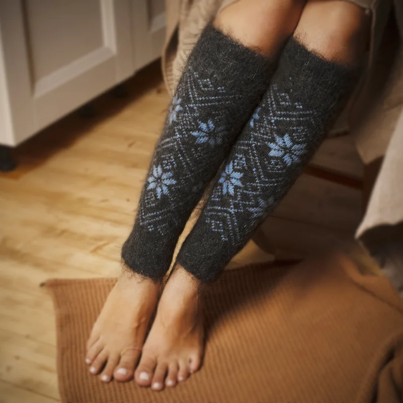 Massive Savings Women's Blizzard Breeze Goat Wool Leg Warmers