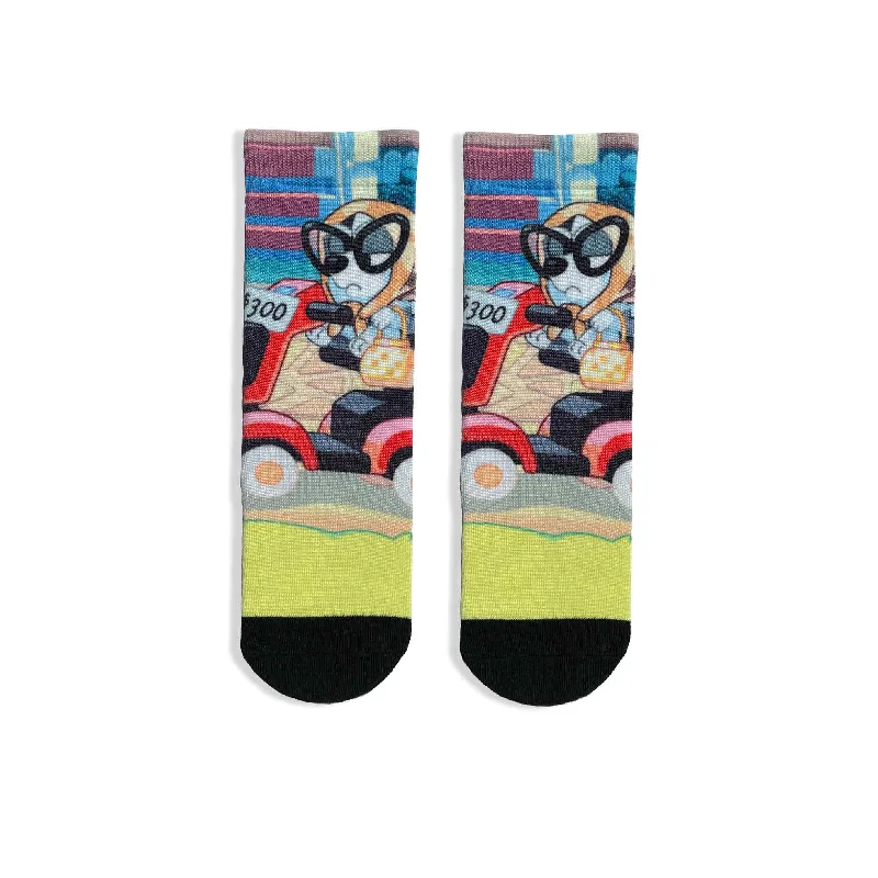 Weekend Deals That Impress Bluey 'Grouchy Granny' Printed Socks