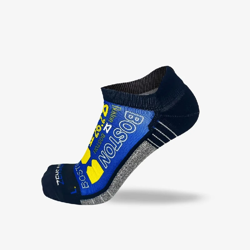 Weekend Extravaganza: Shop Now Boston Blue and Yellow Running Socks (No Show)