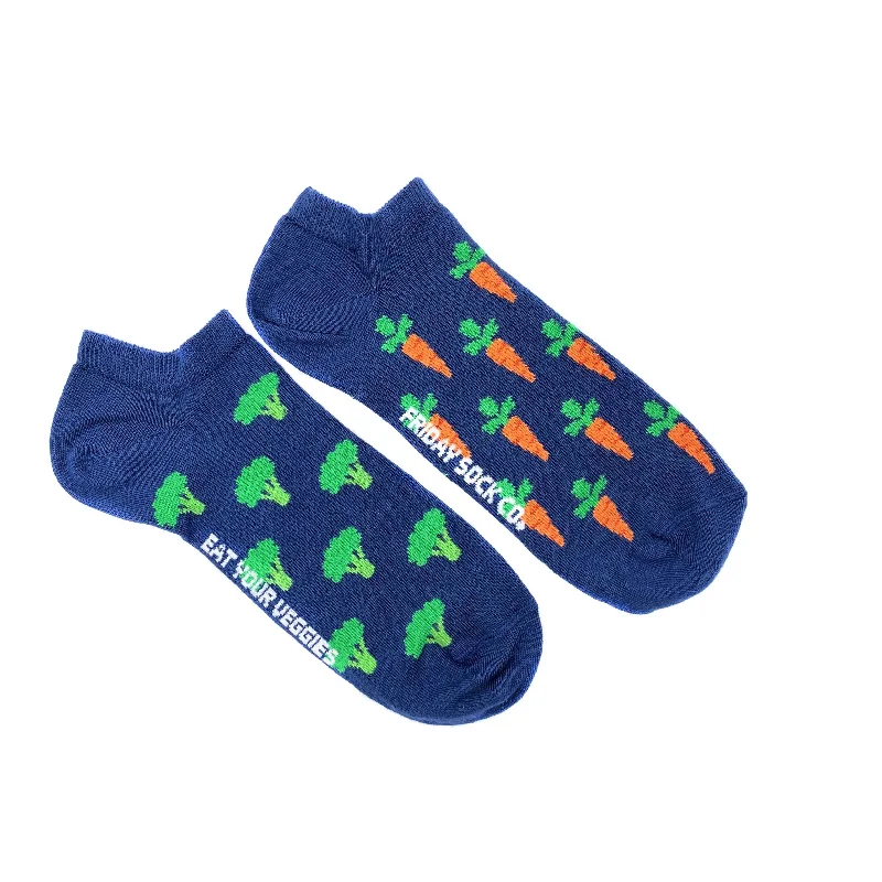 Weekend Deals That Impress Men's Broccoli & Carrot Veggie Ankle Socks