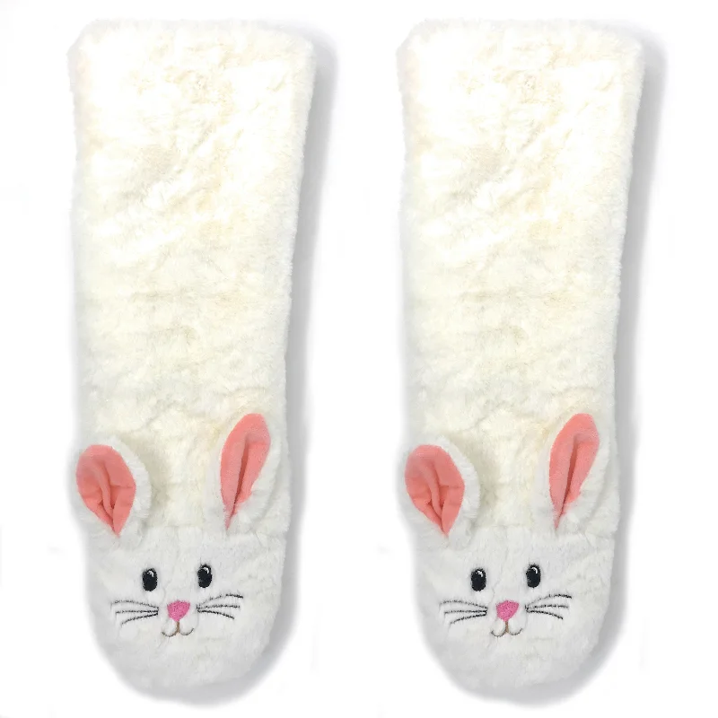 Weekend Specials to Cherish Bunny Plush Sherpa Slipper Socks