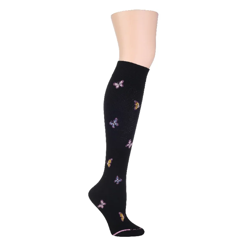 Weekend Bargains Just for You Butterflies | Knee-High Compression Socks For Women