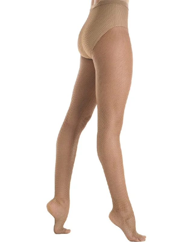 Super Savings Mondor Cabaret Professional Footed Fishnet Dance Tights - 324 Womens