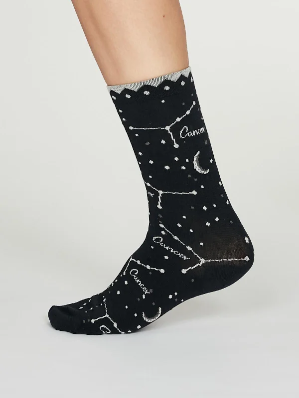 Half Price Cancer Zodiac Bamboo Organic Cotton Horoscope Star Sign Socks