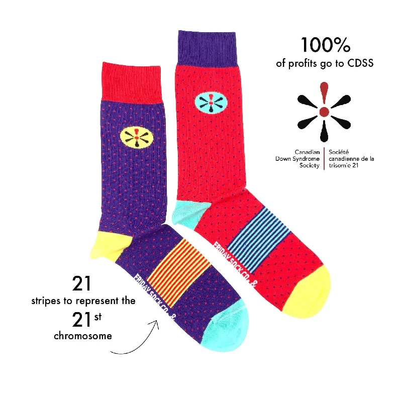 Final Clearance CDSS Fundraiser Mismatched Socks M