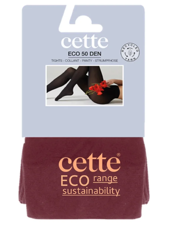 Today Only Cette ECO 50 Denier Plus Size Tights Burnt Russet