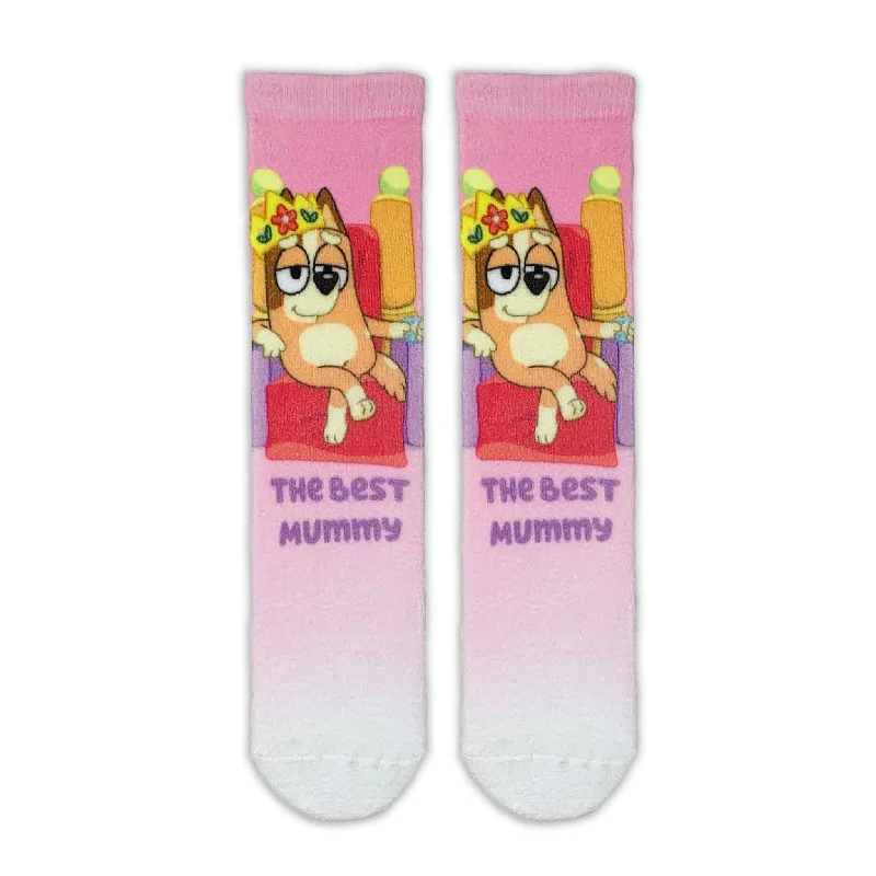 Epic Value Chilli "The Best Mummy" Adult Printed Cosy Socks