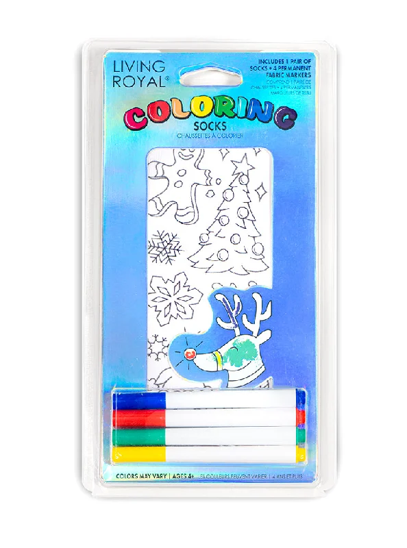 Weekend Offers That Shine Christmas Coloring Sock