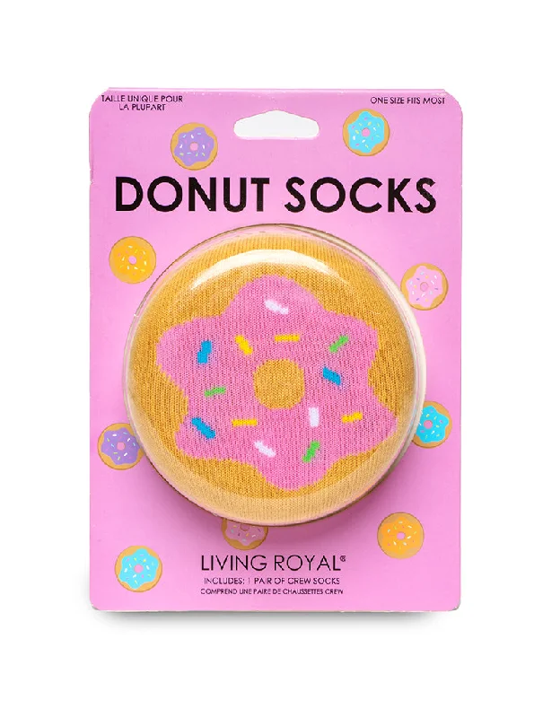 Crazy Savings Donut 3D Crew Sock