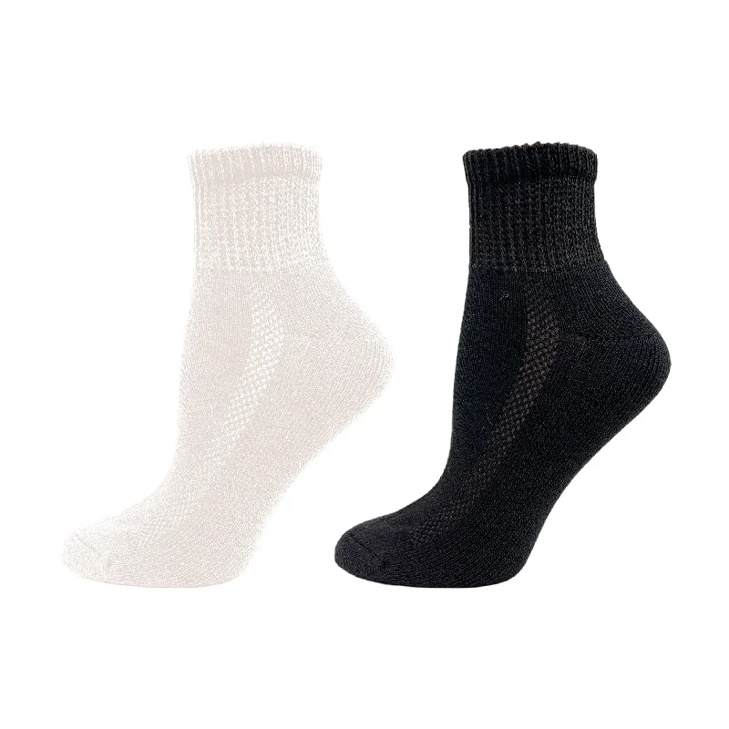 Weekend Discounts to Delight Cotton Casual "Half Cushion Sole Ankle" Diabetic Socks by Wellness - Medium Weekend Discounts to Delight Cotton Casual "Half Cushion Sole Ankle" Diabetic Socks by Wellness - Medium