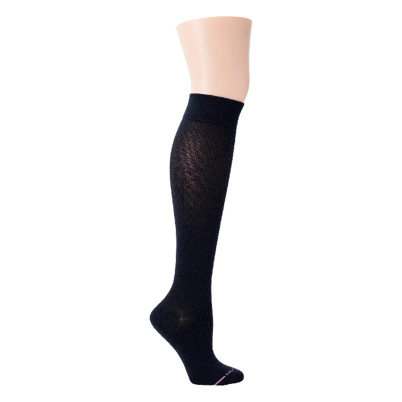 Weekend Savings Galore Cotton Basic Solid | Wide Calf Knee-High Compression Socks For Women