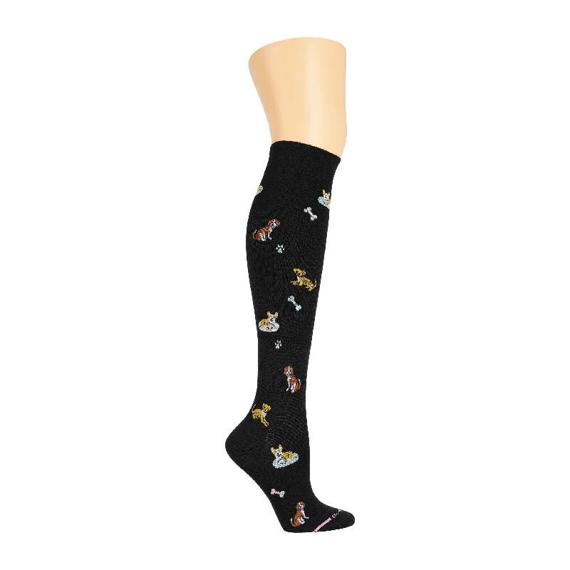 Hot Buy Cozy Dogs | Knee-High Compression Socks For Women
