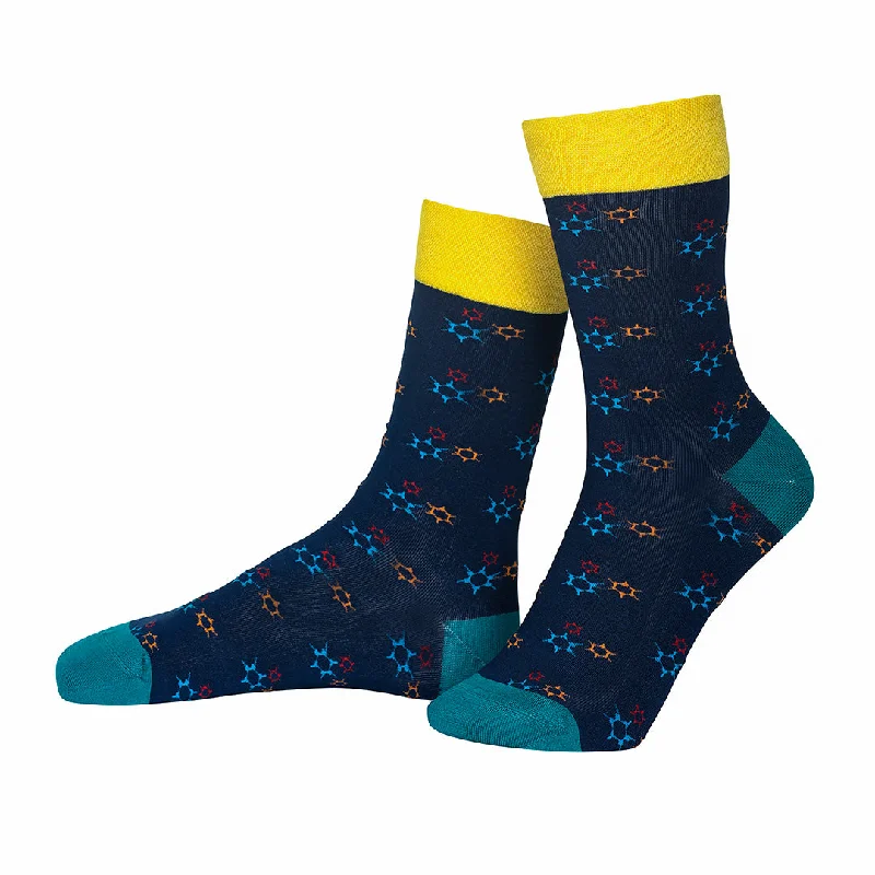 Weekend Deals That Sizzle Blue Star-Crew Socks Bamboo Socks