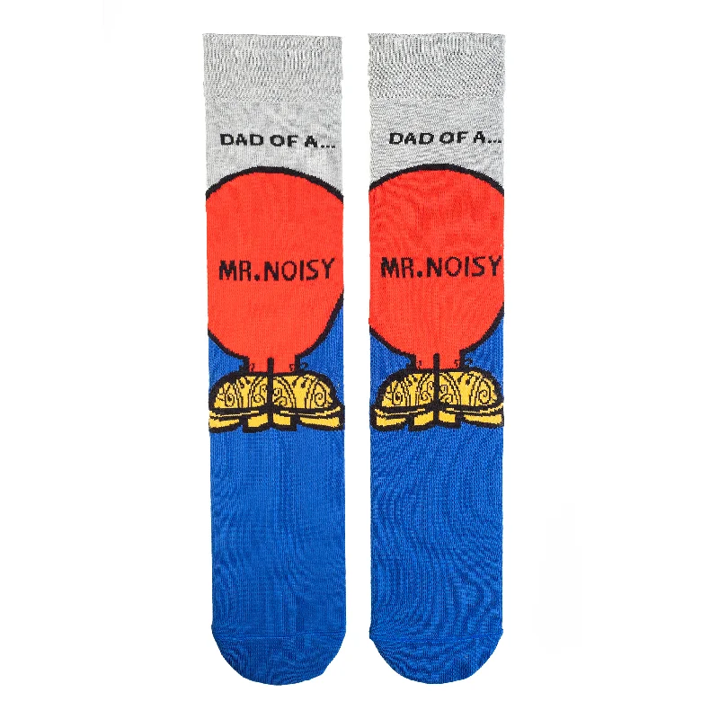 Weekend Shopping Bliss Dad of a Mr Noisy Adult Socks