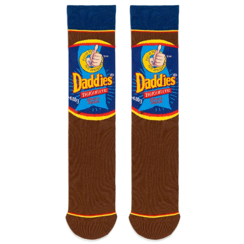Weekend Discounts to Savor Daddies Brown Sauce Adult Socks